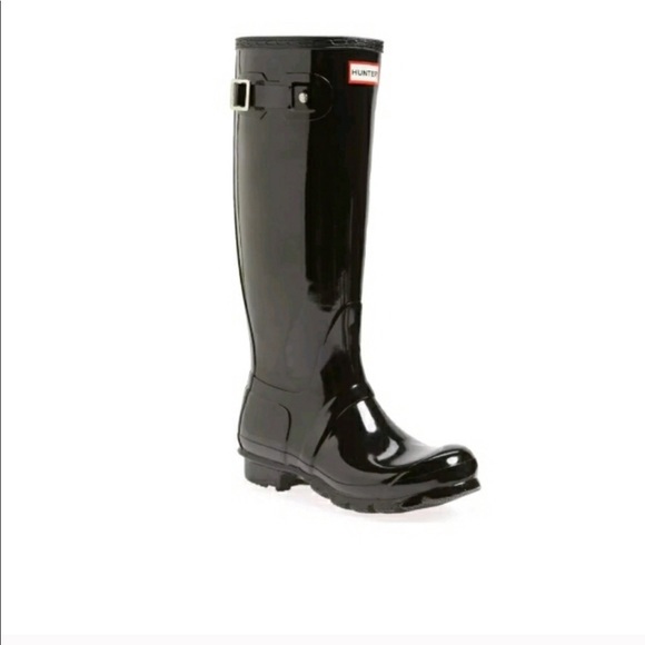 hunter boots side buckle